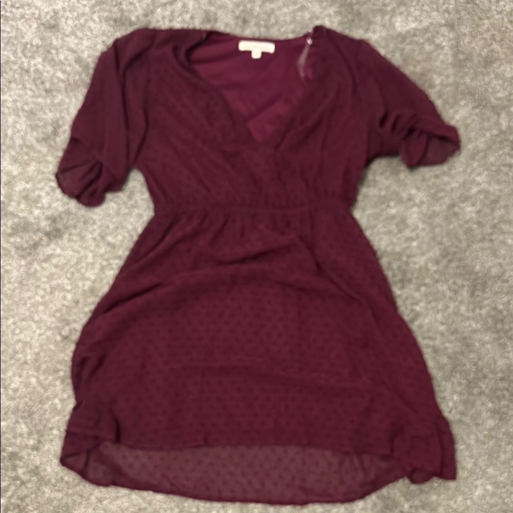 Elegant Purple Women's Dress